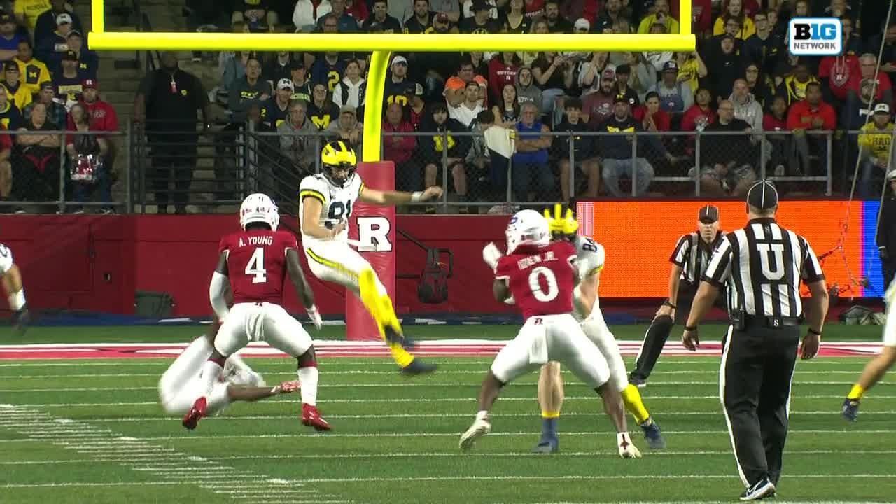 Rutgers scores TD on blocked punt to tie it up ESPN Video