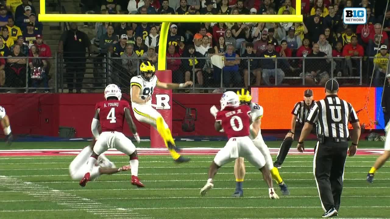 Rutgers Scores Td On Blocked Punt To Tie It Up Espn Video 