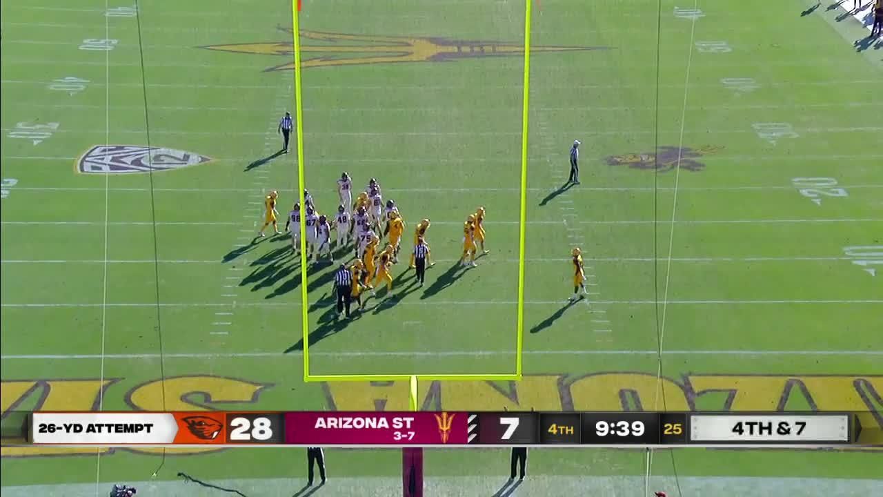 Oregon State Beavers vs. Arizona State Sun Devils Full Highlights