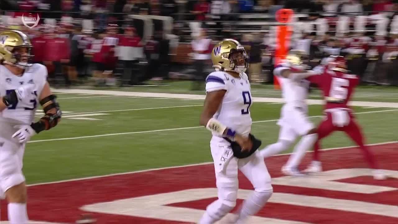 End Zone! Michael Penix Jr. scores 4yard rushing touchdown ESPN Video