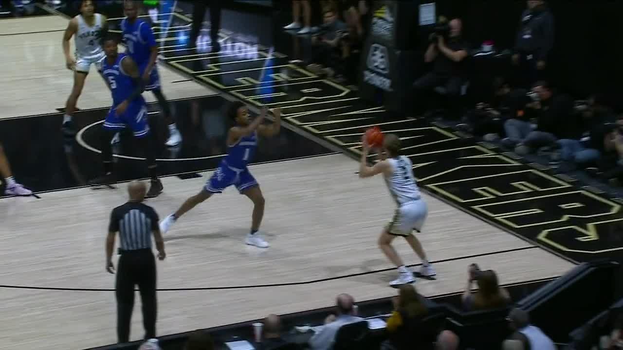 Fletcher Loyer buries 3 for Purdue ESPN Video