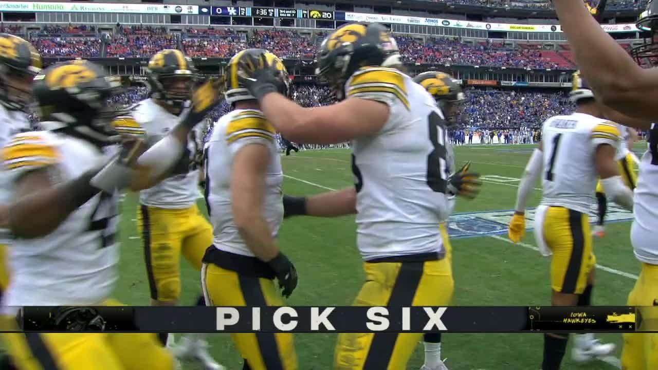 Iowa cashes in with another pick-6 - ESPN Video