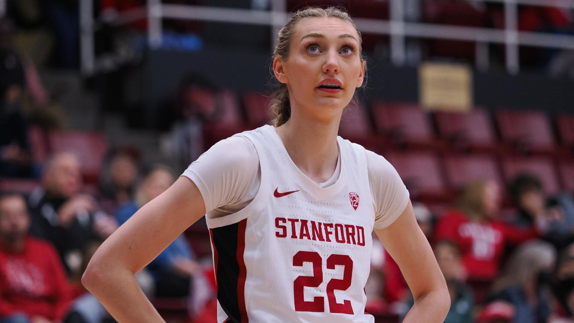 Stanford's Cameron Brink tallies 10 blocks in triple-double - ESPN Video