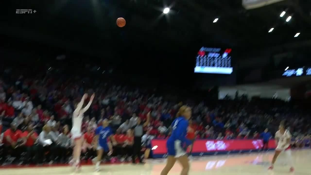 Taisiya Kozlova drains 3 vs. Saint Louis Billikens - ESPN Video