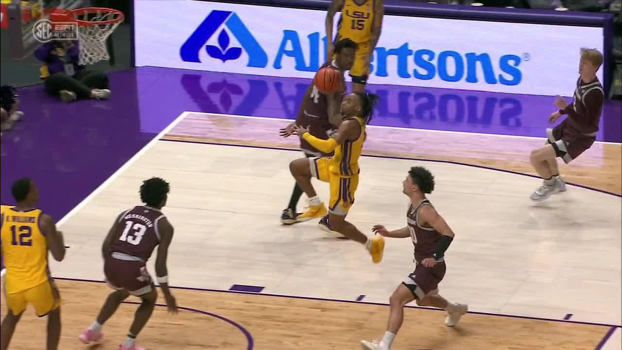 Solomon Washington elevates for the bigtime swat ESPN Video