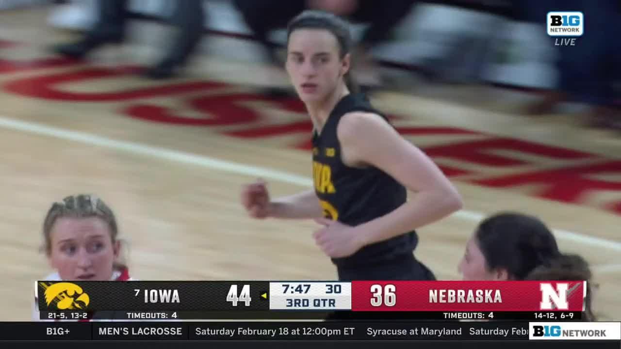 Caitlin Clark stays hot from downtown with a deep 3 - ESPN Video