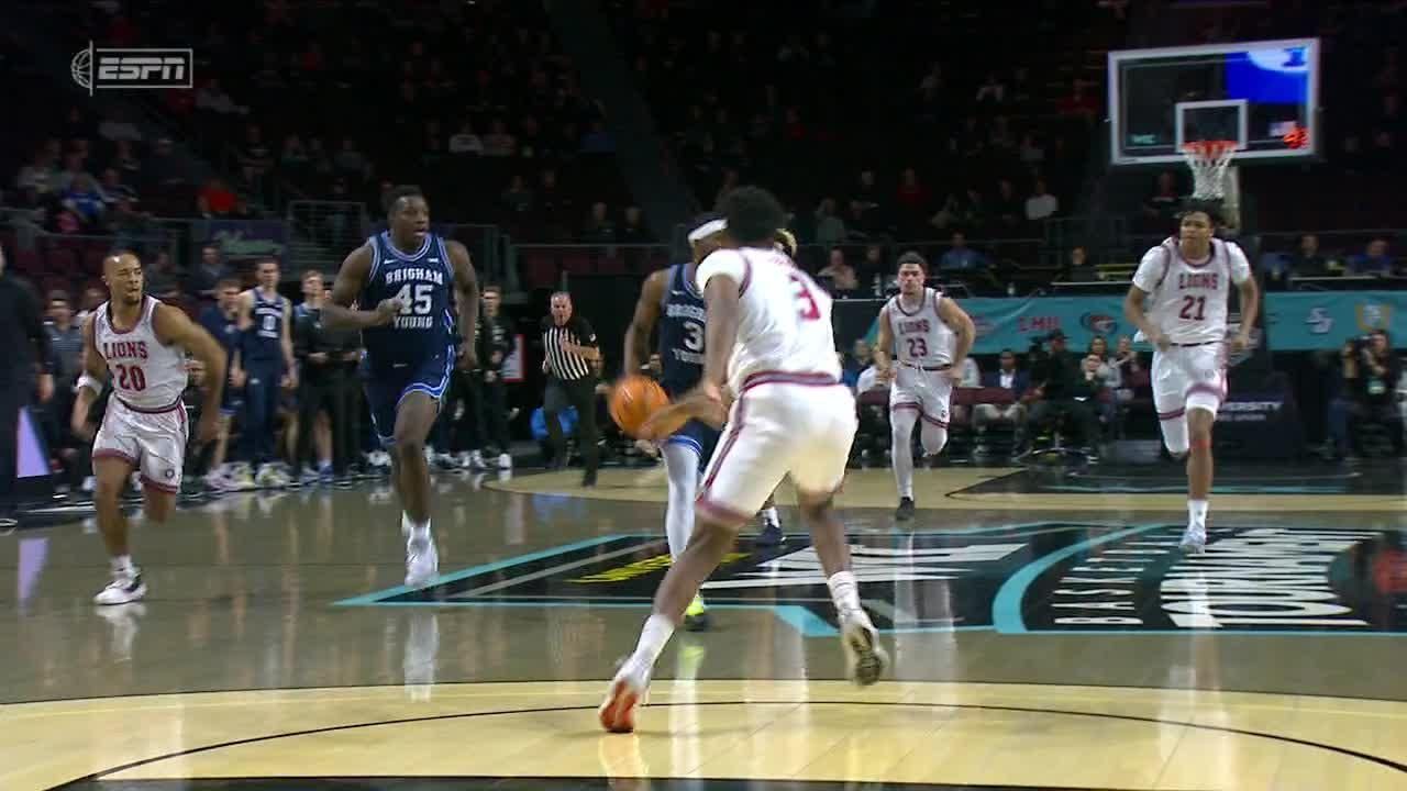 Jaxson Robinson gets the basket plus the foul - ESPN Video