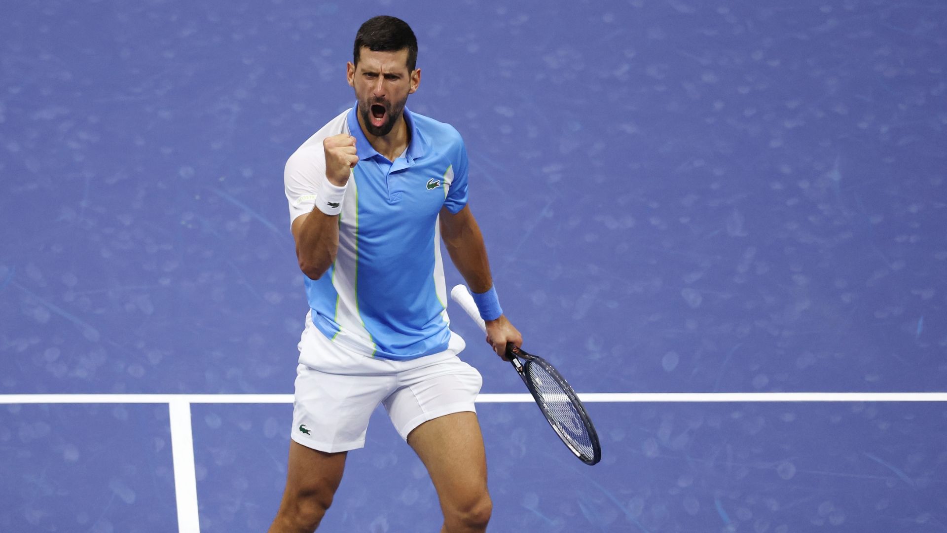 Djokovic prevails in point of the match vs. Shelton ESPN Video