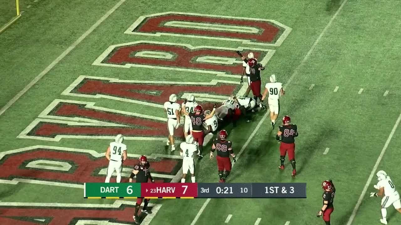 Jaden Craig rushes in for 3-yard Harvard TD - ESPN Video