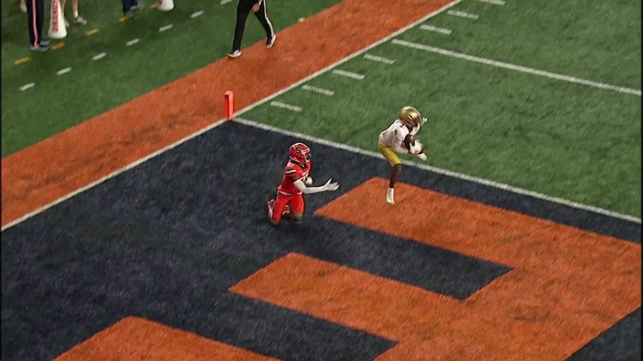 Elijah Jones secures BC's second INT of the game ESPN Video