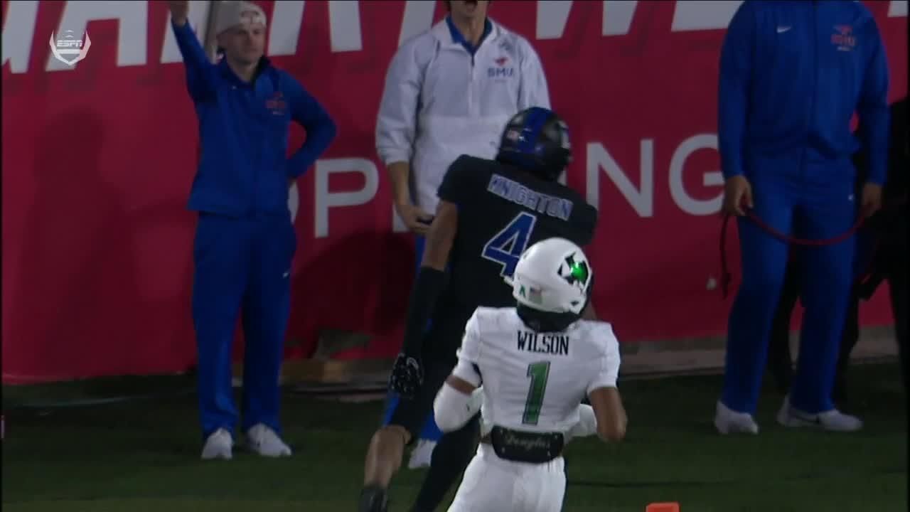 Touchdown! Jaylan Knighton scores vs. North Texas ESPN Video