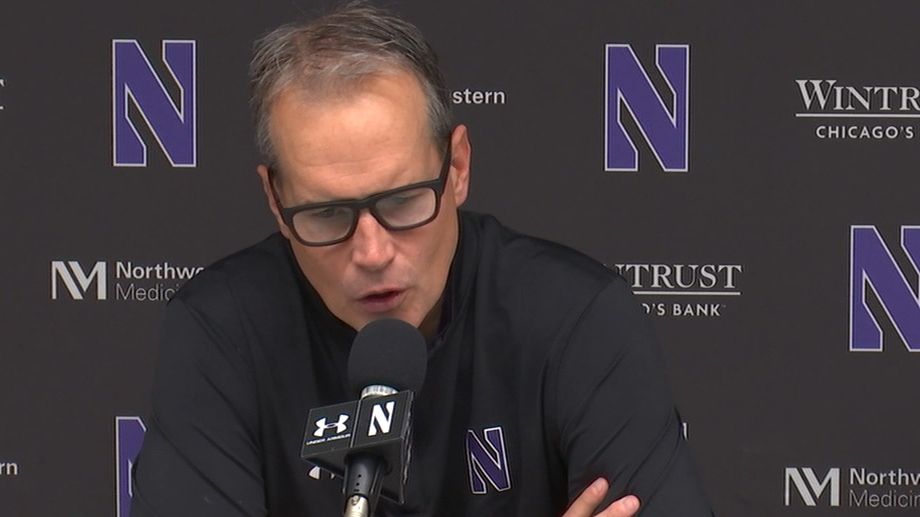 Northwestern coach at a 'loss for words' after upset win over Purdue