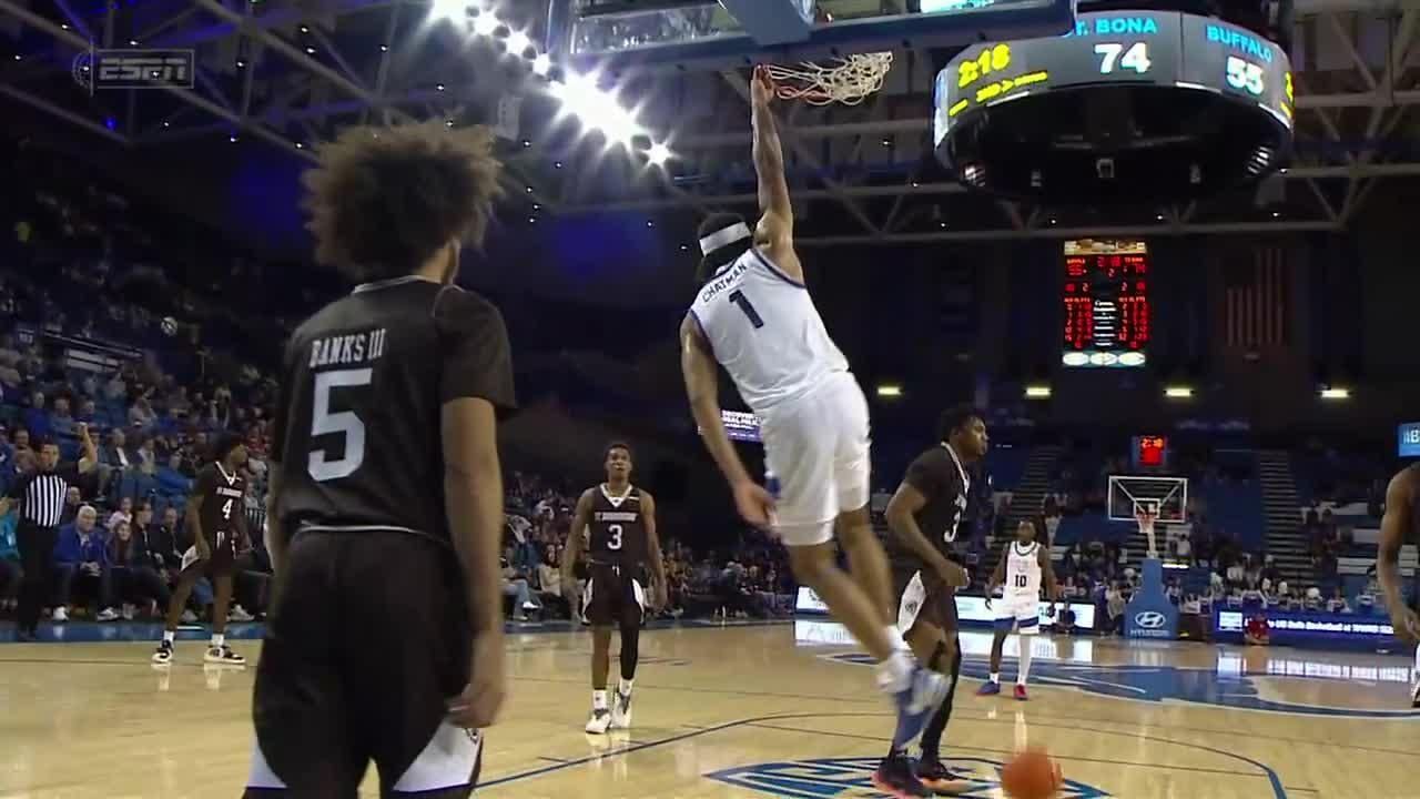 Sy Chatman throws down the posterizer for Buffalo - ESPN Video