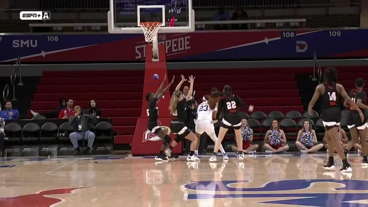 Reagan Bradley sinks it from downtown ESPN Video