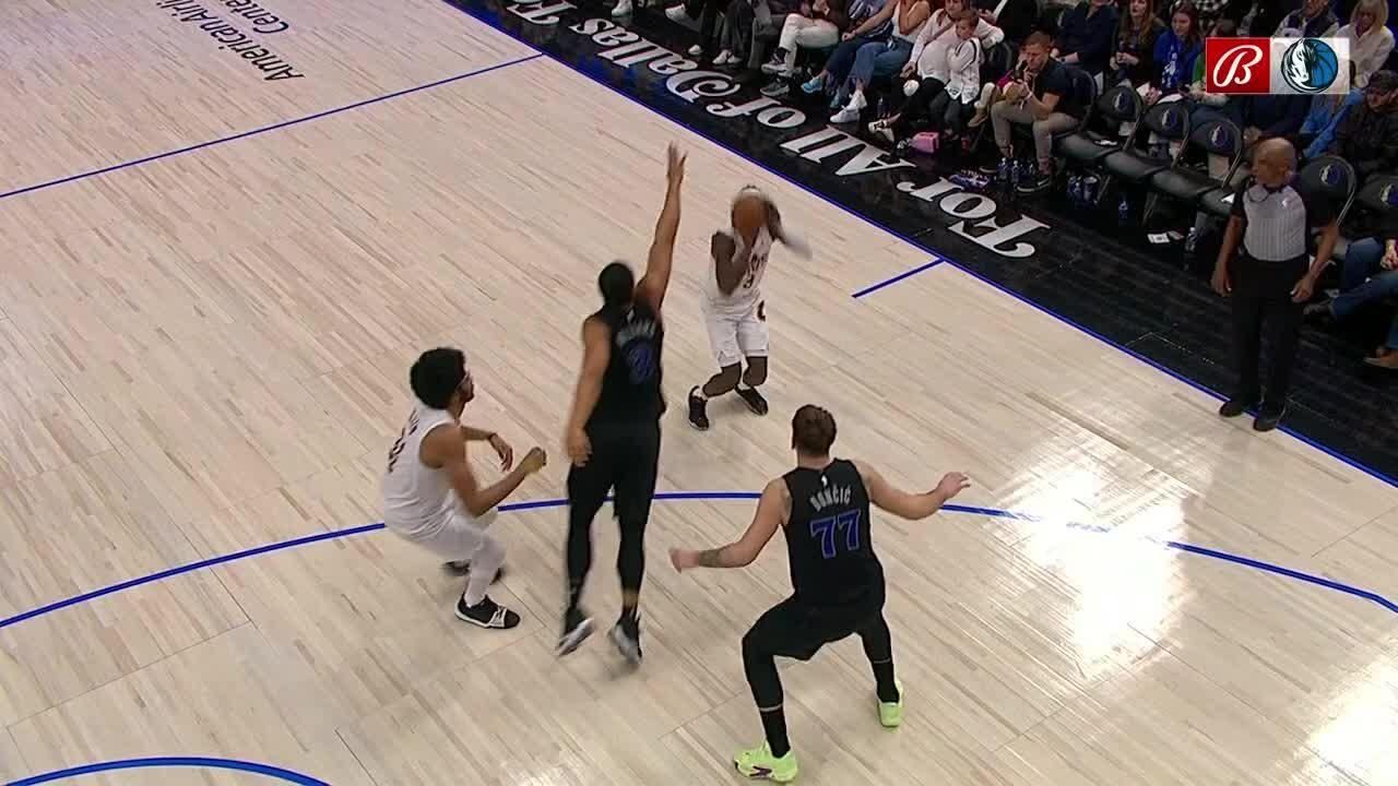 Caris LeVert drains trey Dallas Mavericks ESPN Video