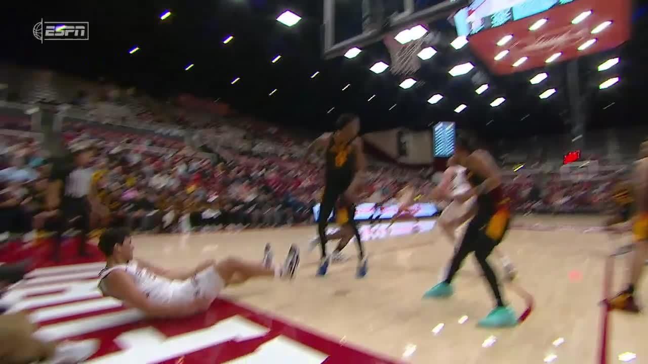 Shawn Phillips gets up for the rejection ESPN Video