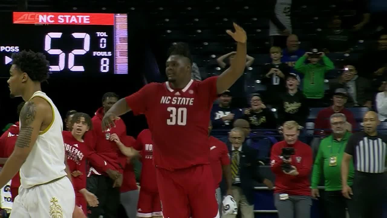 DJ Burns Jr. wins it for NC State with clutch shot in final second