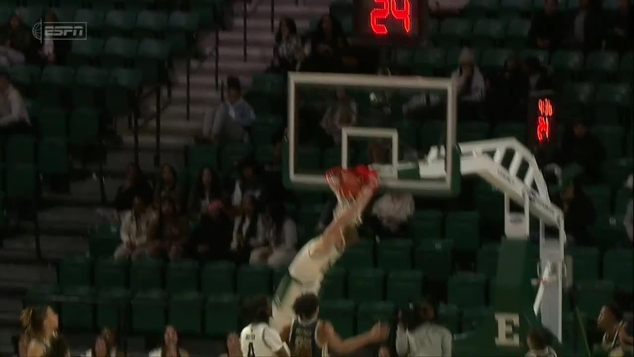 Connor Serven throws down powerful dunk vs. Akron Zips - ESPN Video