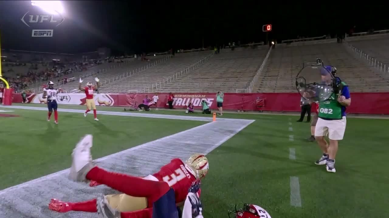 Adrian Martinez with touchdown pass to Kevin Austin vs. Houston ...