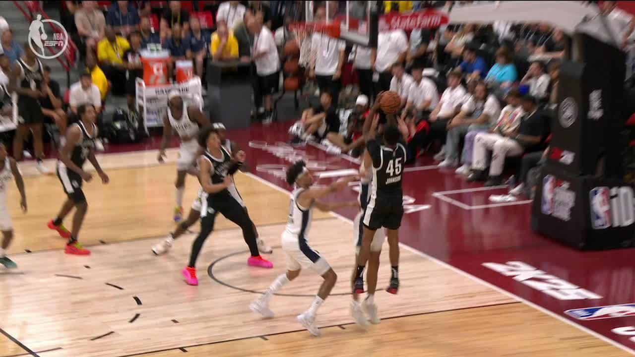 Keon Johnson wins the game for the Nets in OT - ESPN Video