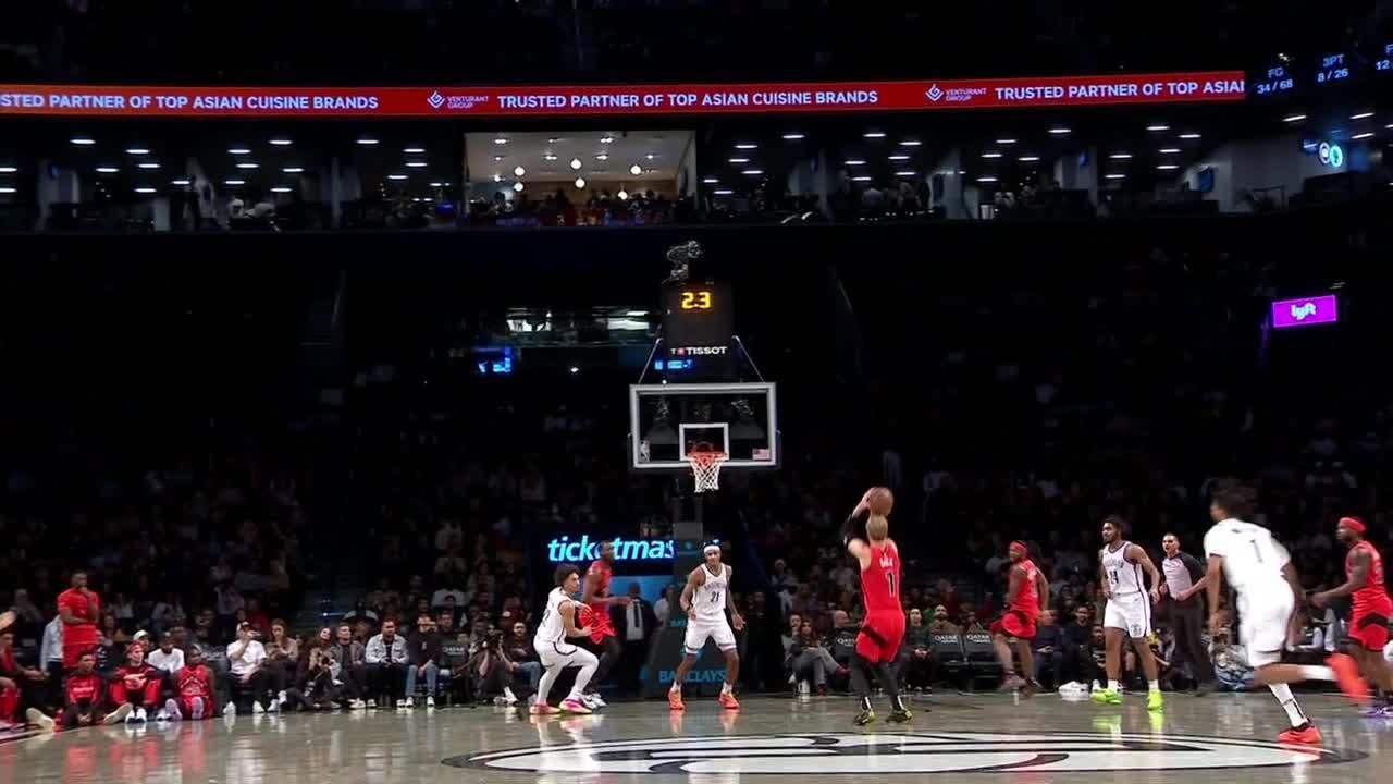 Gradey Dick hits the 3pointer Brooklyn Nets ESPN Video