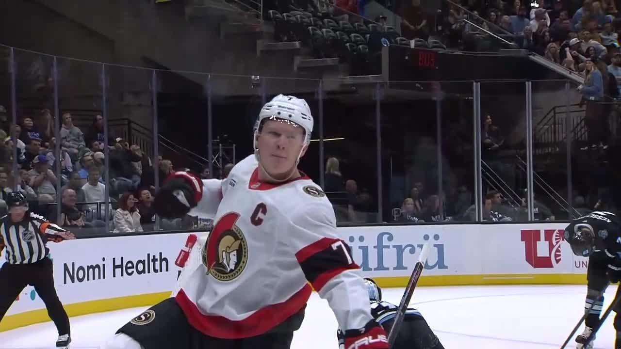 Brady Tkachuk tallies goal vs. Hockey Club ESPN Video