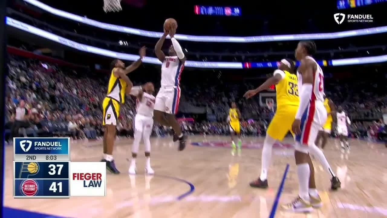 Jalen Duren throws it down for the Pistons ESPN Video