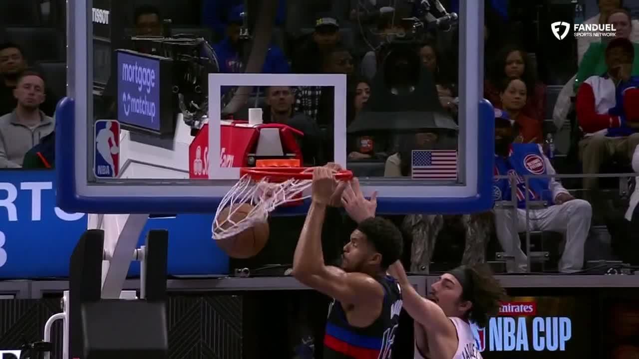 Tobias Harris throws down slam for Pistons - ESPN Video