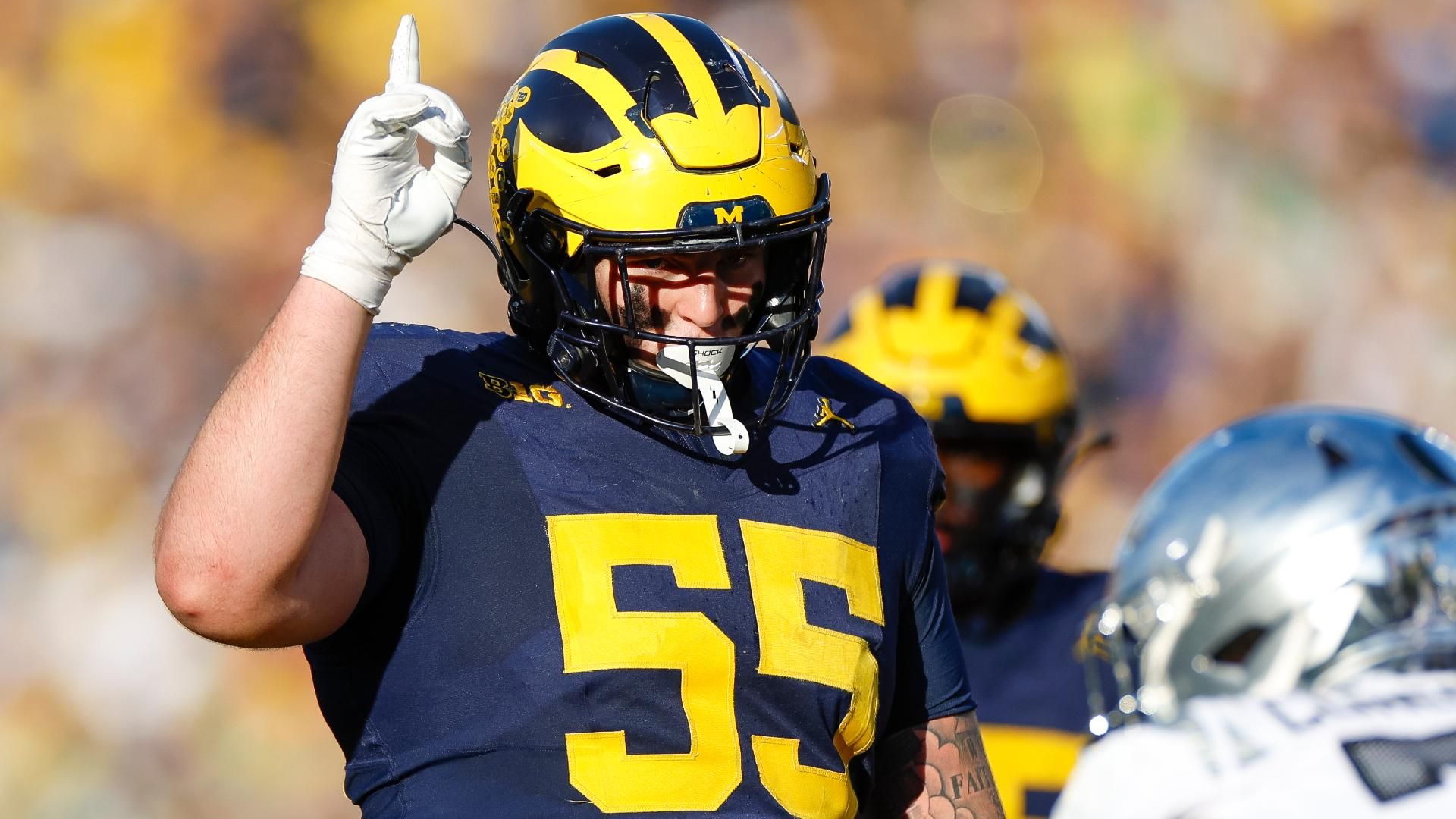 Vibrant Mason Graham Michigan Football Moment Nature Vibrant Mason Graham Michigan Football Moment Nature