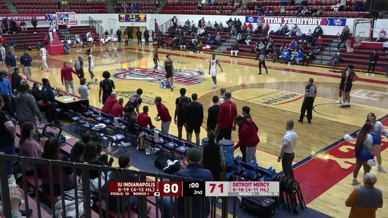 IUPUI Jaguars vs. Detroit Mercy Titans Game Highlights ESPN Video