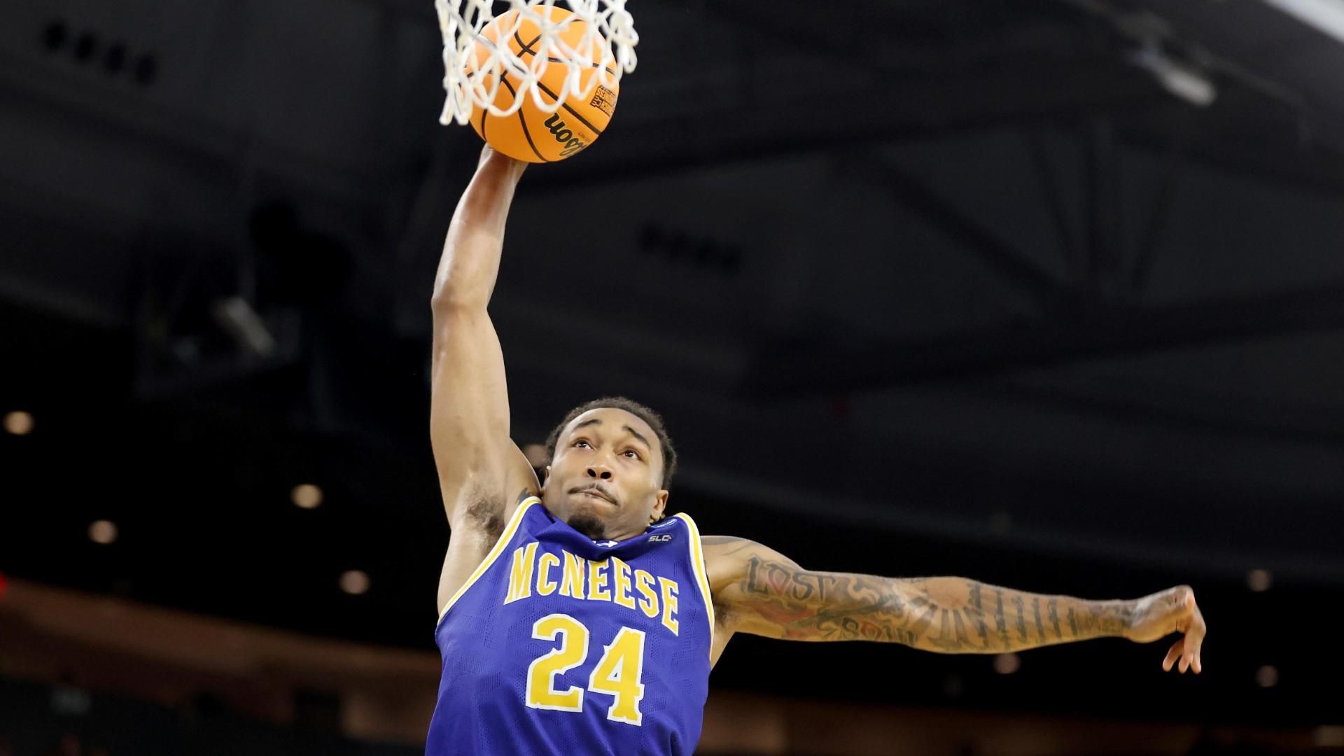 McNeese holds off Clemson for first tourney win