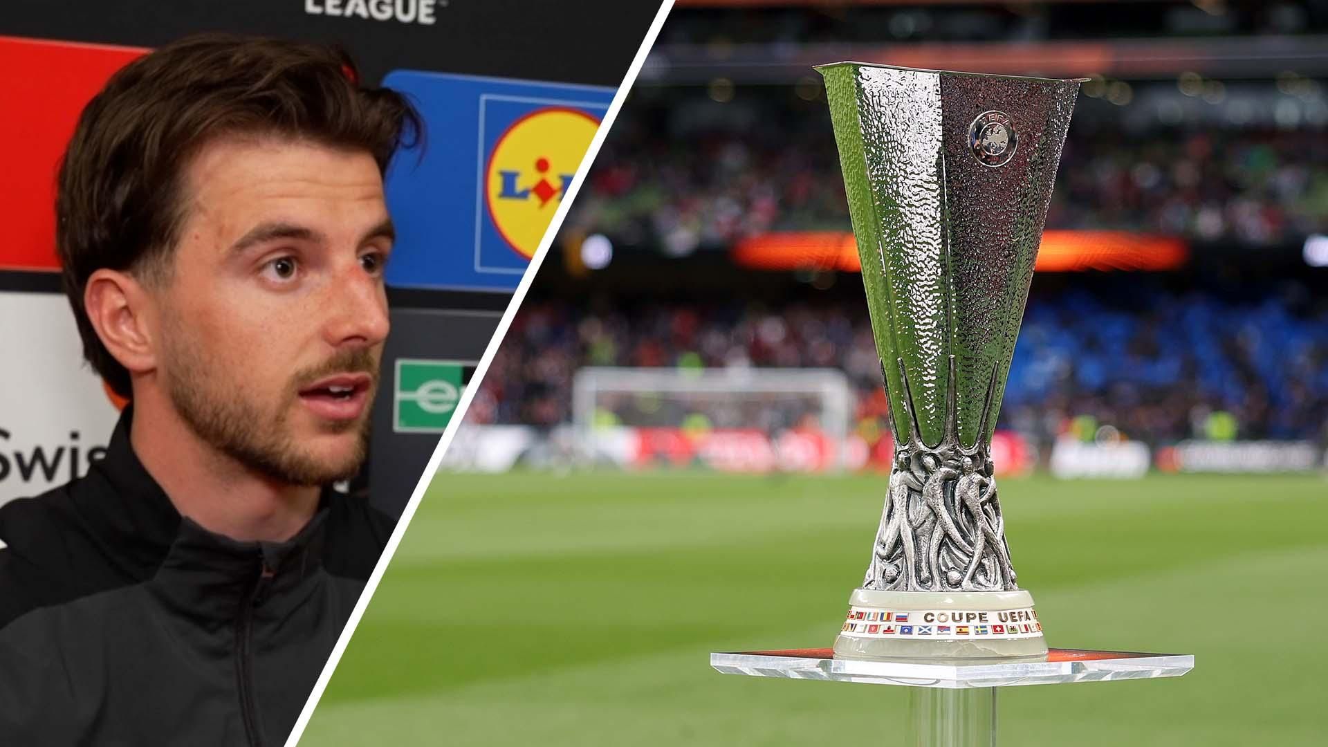 ¿Crisis en la Premier? Man United vs Spurs: ¿Quién tuvo peor temporada y quién ganará la Europa League? 5 1:55Mount: Man United owe fans Europa League winMason Mount looks ahead to Manchester United's Europa League final vs. Tottenham.