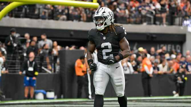 Facts vs. Feelings: Reasons to start Olave, bench Brown, and other Week 5 decisions 6 i?img=%2Fmedia%2Fmotion%2F2025%2F0928%2Fdm 250928 fantasy loza on jeanty%2Fdm 250928 fantasy loza on jeanty