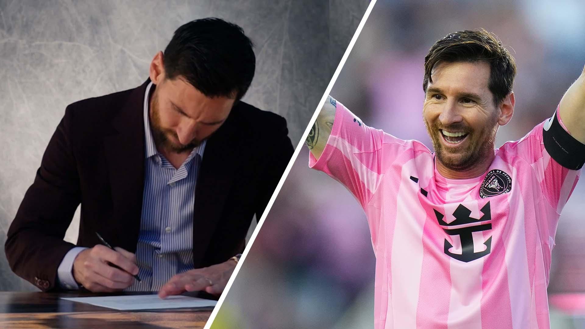 Messi renueva con Inter Miami hasta 2028: Sigue la magia en la MLS 1 Lionel Messi signs contract extension at Inter Miami