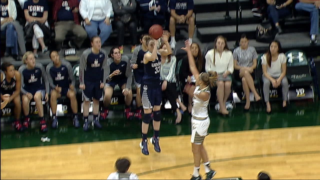 K. Samuelson made Three Point Jumper. - ESPN Video