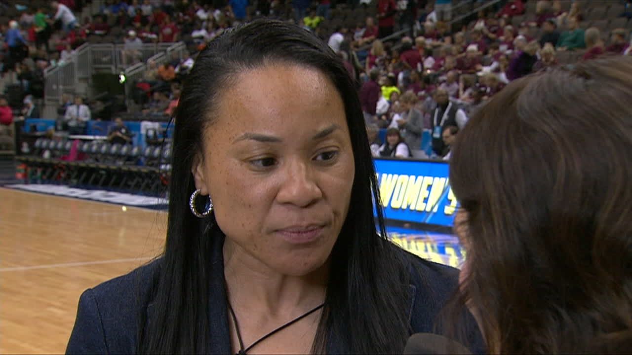 Dawn Staley Halftime Interview ESPN Video