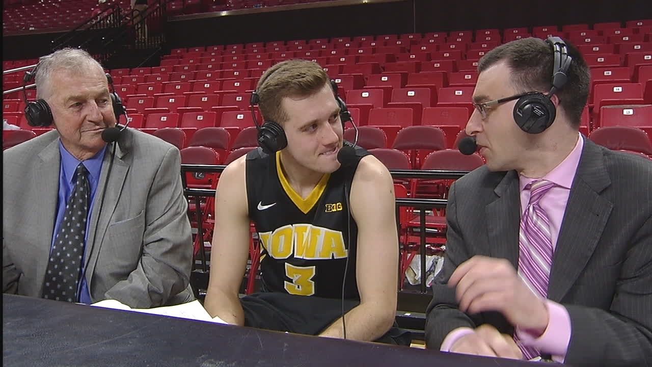 PostGame interview with Iowa's Jordan Bohannon ESPN Video