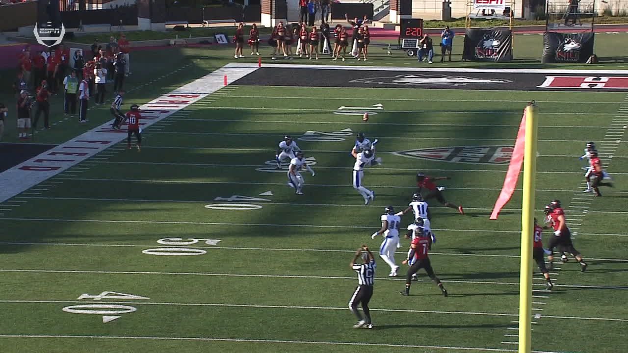 Joe Caputo intercepts pass off of tip drill - ESPN Video