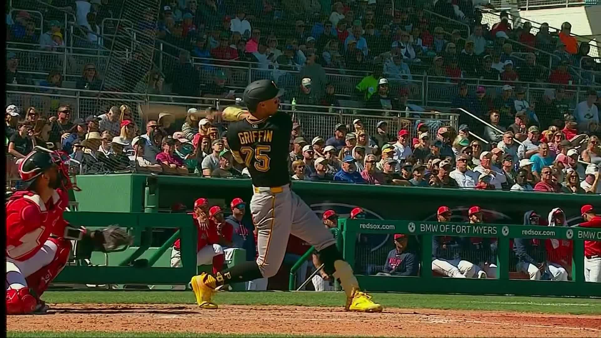 Griffin swats 3rd spring HR as Pirates 1-hit Cards