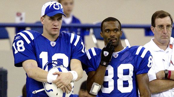 Indianapolis Colts legends Peyton Manning, Marvin Harrison and