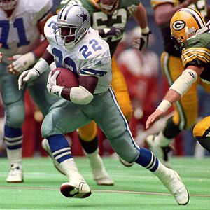 Emmitt Smith 22 Dallas Cowboys Nfc East Division Champions Super