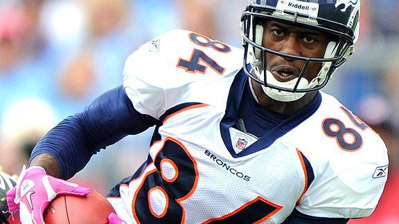 Brandon Lloyd's 2010 season with Denver Broncos a study in