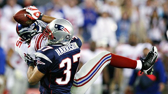 Sunday Night Football on NBC - 13 years ago today With a David Tyree  helmet catch and Eli Manning-led drive, the New York Giants upset the  previously undefeated New England Patriots in