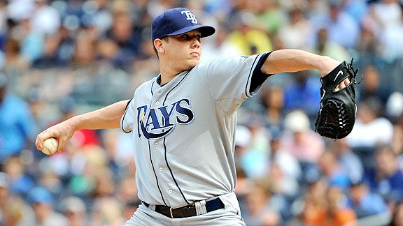 Rays' Hellickson, Braves' Kimbrel pitch their way to top honors