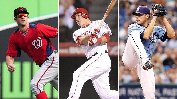 2012 MLB Rookies: Bryce Harper, Mike Trout, Yoenis Cespedes, Yu