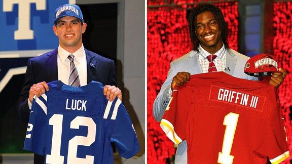 Andrew Luck vs. Robert Griffin III showdown adds buzz to Colts