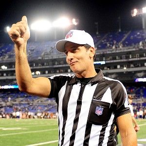 Veteran official Gene Steratore is wed to his whistle