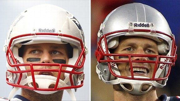 Brady comfortable with his 'very old helmet' 