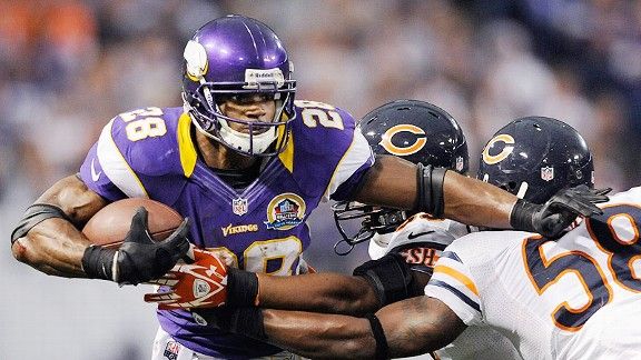 This Day in History: Former Minnesota running back Adrian Peterson's  career-high 296-yard game in 2007