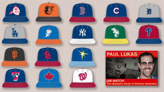 Uni Watch's exclusive look at the new MLB batting practice caps